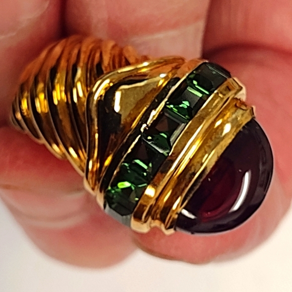 18K David Yurman Embedded Jeweled Exquisite Earrings 🎁 - Picture 1 of 12